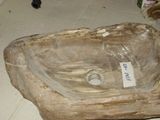 Санузел с раковиной окаменевшее дерево в коттедж, Солнечногорский район.