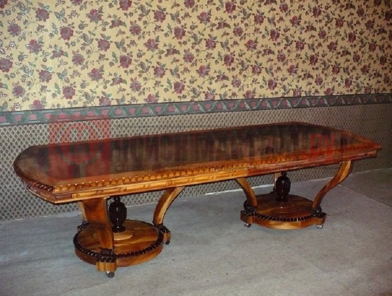 столы из массива дерева ручная работа