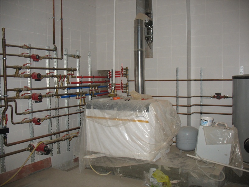 Отопление и водоснабжение коттеджа 540 кв.м.