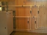 Обвязка котла Ишма и газового бойлера Аристон200.