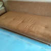 Заменить поролон и ткань на мягкой части дивана
