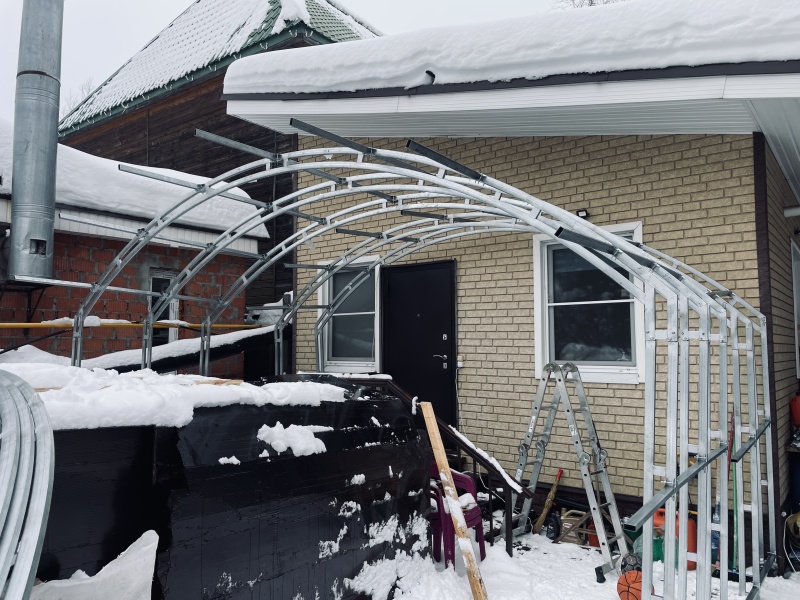 Сборка теплиц