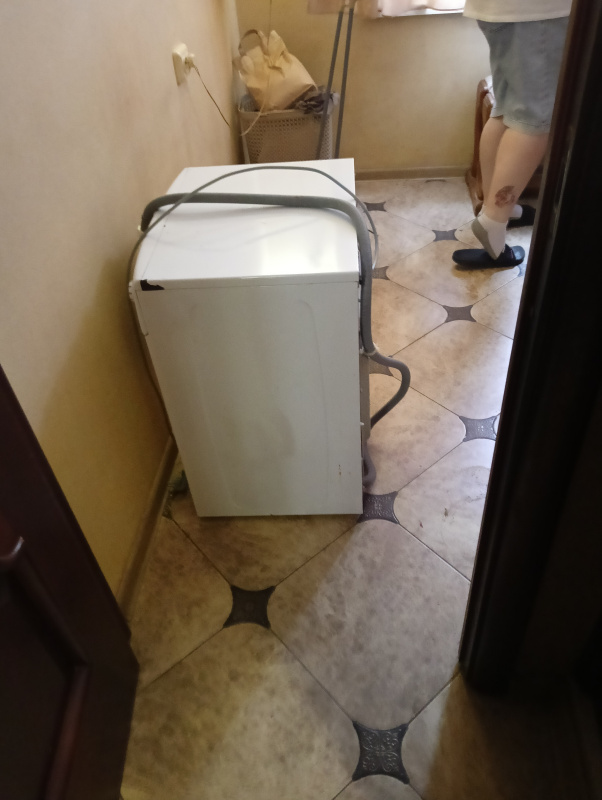 Протечка воды при принятии ванны/душа