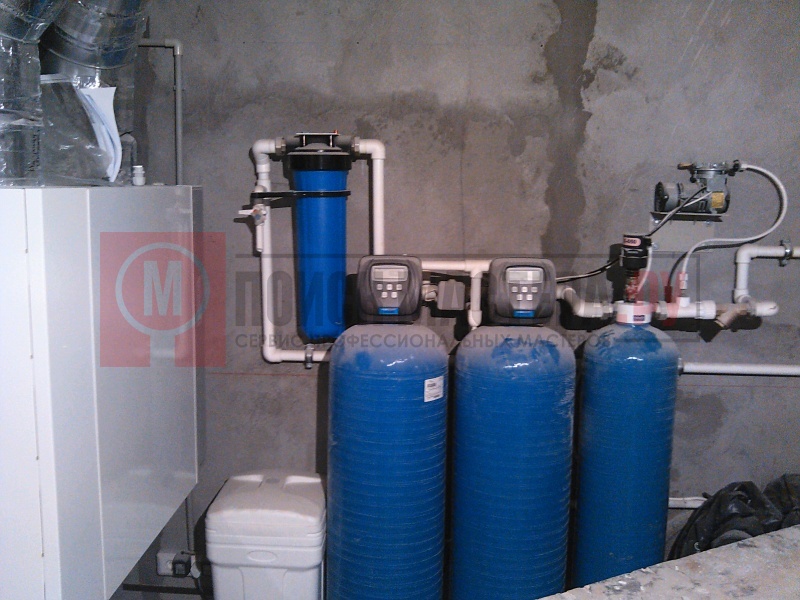 Монтаж систем водоподготовки и фильтрации воды