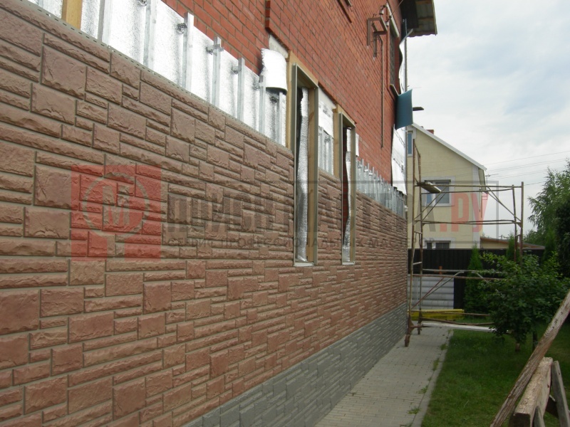 Фасадные работы, стеновые панели