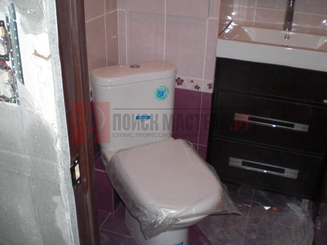 Ремонт ванной комнаты, Шелковское.